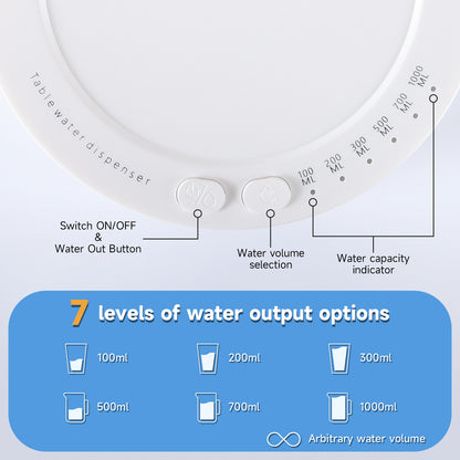 Intelligent Desktop Electric Water Pumps Water Wireless Water Discharge Adjustable Portable Detachable