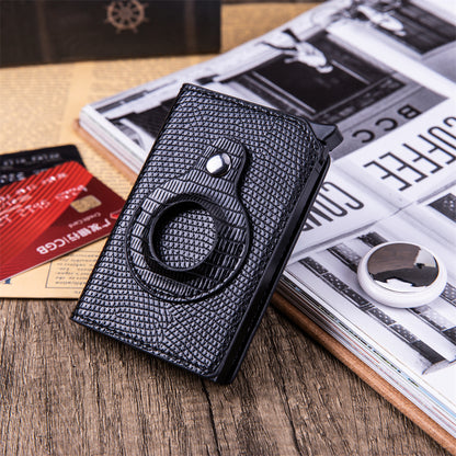 Men's Anti-theft Swipe Card Holder Tracker Hole