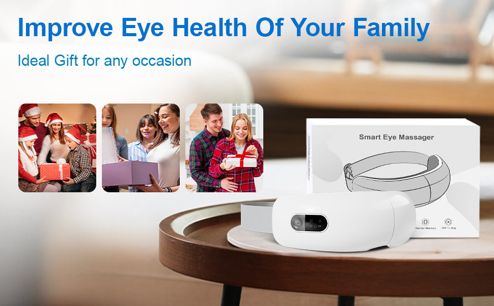 Smart Eye Protection Device Bluetooth Music Heat Massage Device Reduces Eye Fatigue Multiple Modes Of Vibration Portable Eye Relaxation Tool
