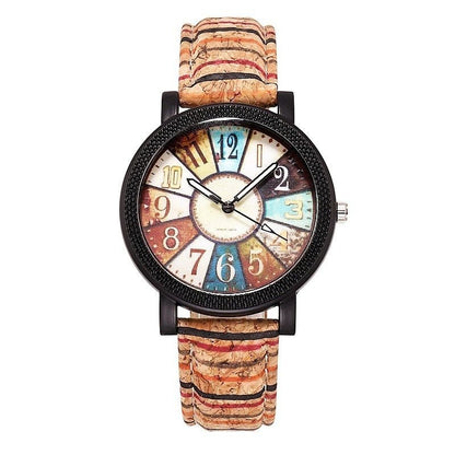 Casual Vintage Leather Women Quartz Wrist Watch Gift Clock - SuperSupply