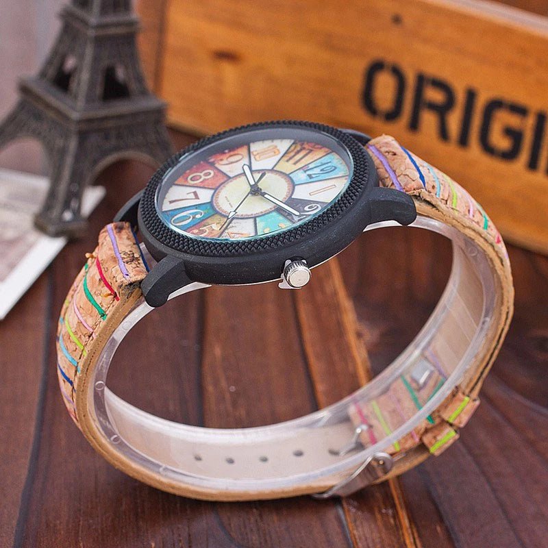 Casual Vintage Leather Women Quartz Wrist Watch Gift Clock - SuperSupply