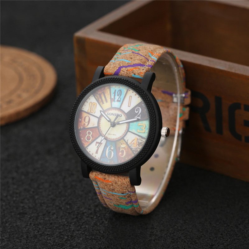 Casual Vintage Leather Women Quartz Wrist Watch Gift Clock - SuperSupply