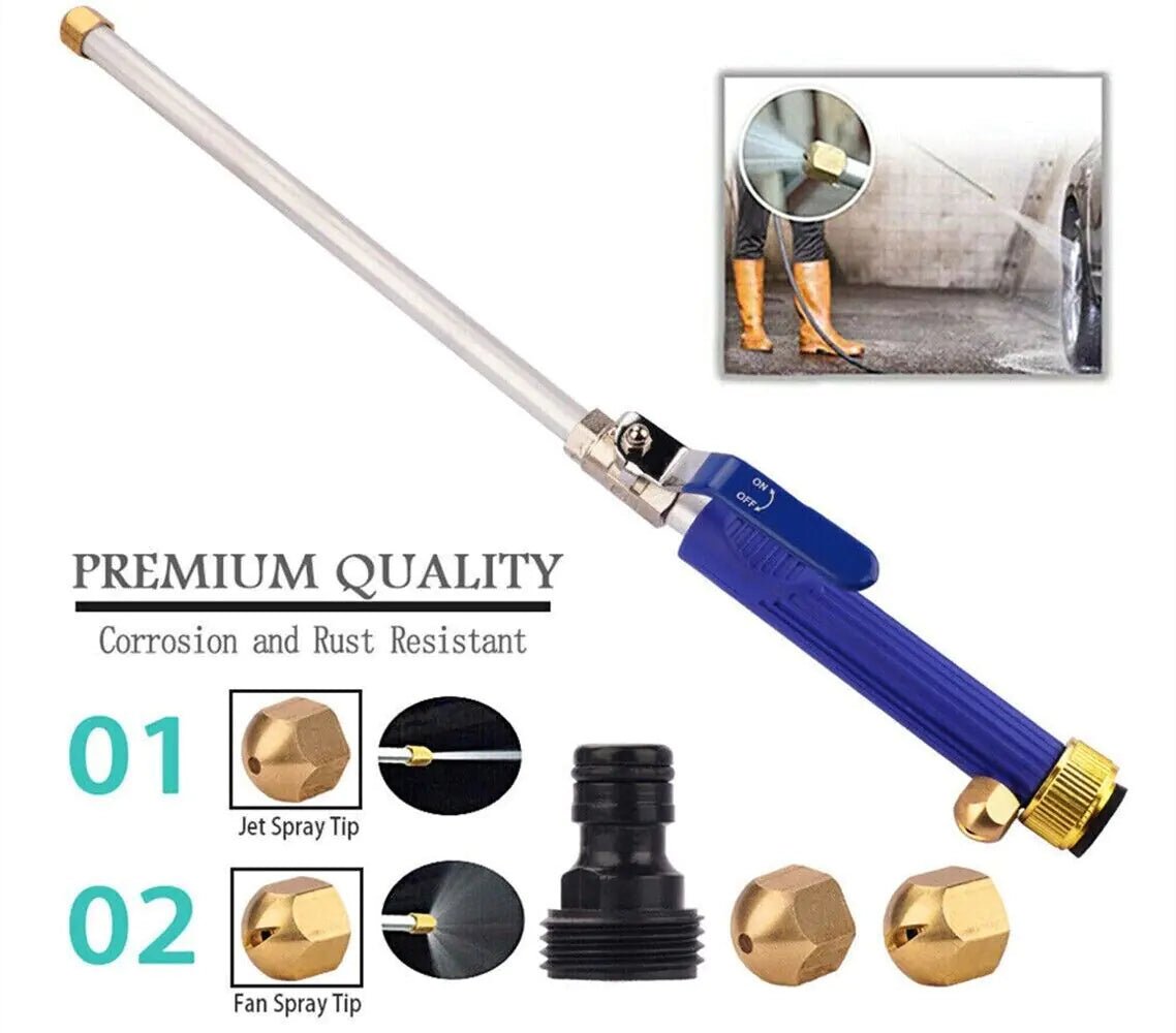 High Pressure Power Washer Water Spray Gun Nozzle Wand Attachment Garden Hose - SuperSupply