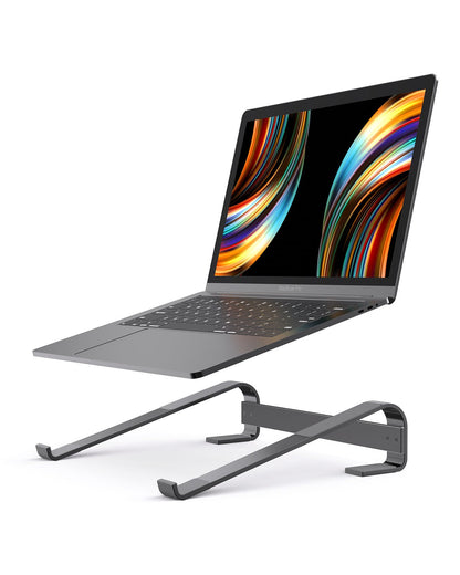 Laptop Stand Aluminium Portable Removable Laptop Rise Ventilated Detachable Ergonomic Laptop Holder - SuperSupply