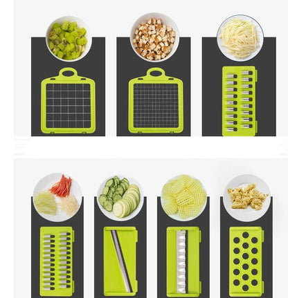 Multifunctional Vegetable Cutter Home Kitchen Slicing And Dicing Fruit Artifact - SuperSupply